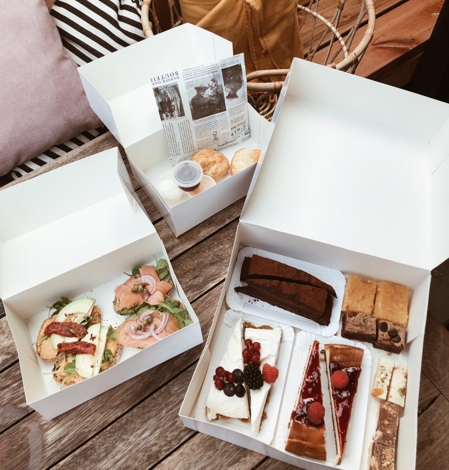 high tea box